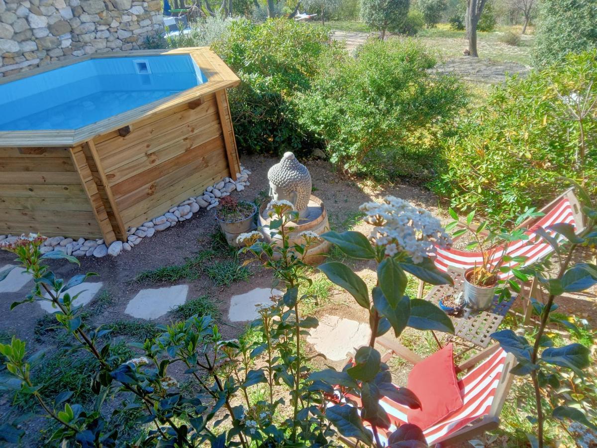 Les Cerisiers De Stella Villa Blauvac Exteriör bild
